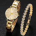 Women's Quartz Watch + Romantic Inscription Roman