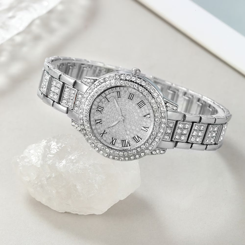 AuraHouse™ Elegant 7-Piece Watch & Jewellery Gift Set