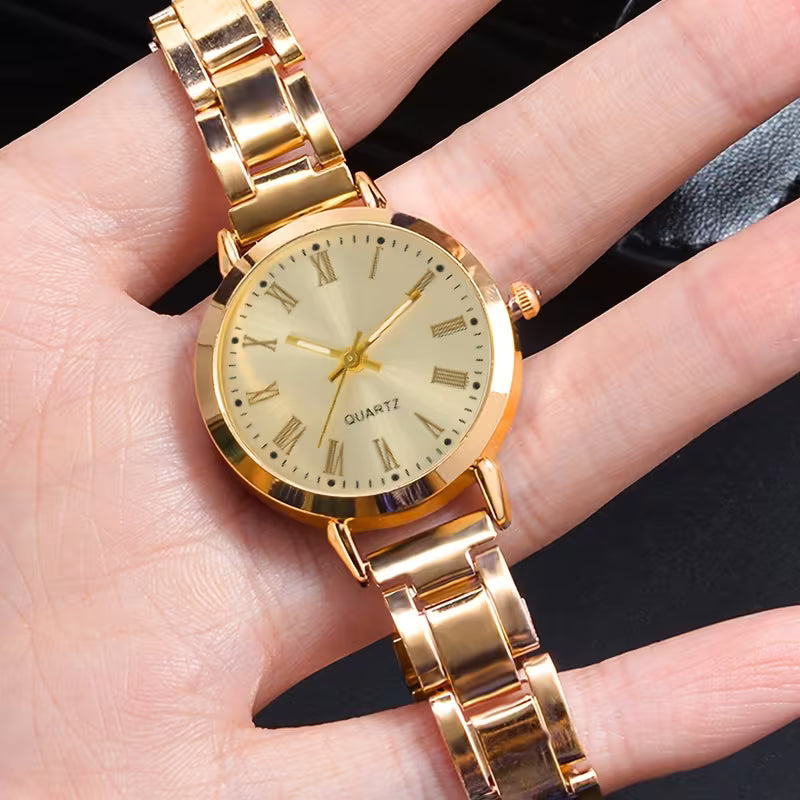 Women's Quartz Watch + Romantic Inscription Roman